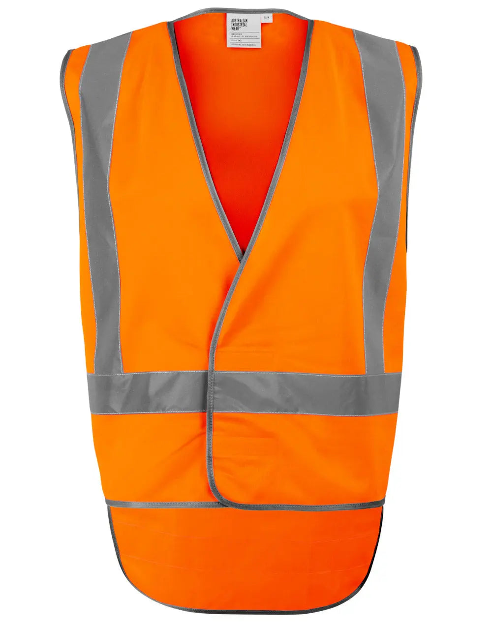 Hi Vis Safety Vest-X Back with Tail SW72 Australian Industrial Wear